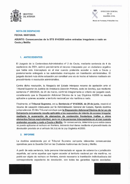 Vista previa documento desclasificado 20260710 gw EM-OyC - rdo STS 814_2026